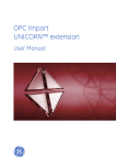 OPC Import UNICORN™ extension
