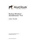 Ruckus Wireless™ ZoneDirector™ 9.5 User Guide