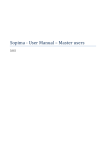 Sopima - User Manual – Master users