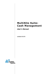 MultiSite Suite: Cash Management