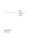 TDMA User Manual - MicroBee Systems
