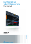 R&S FSW-K84/-K85 1xEVDO User Manual