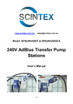 240V AdBlue Transfer Pump Stations