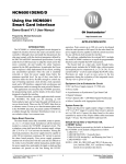 NCN6001DEMO/D Using the NCN6001 Smart Card Interface