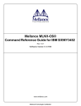 Mellanox MLNX-OS® Command Reference Guide for IBM SX90Y3452