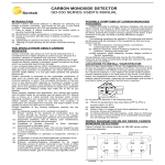 carbon monoxide detector gd-530 series user`s manual
