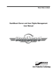 DashBoard Server and URM User Manual