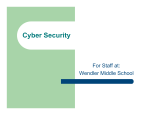 Cyber Security for Staff - Anchorage School District