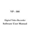 VP - 580 Software User Manual