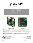 Instruction Manual - 60SVM10 - Videology Imaging Solutions, Inc.