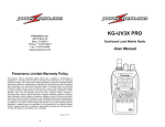 KG-UV3X Pro User Manual