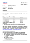 TC1798/93/91 Errata Sheet