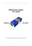 eMPPT30 series controller User`s manual