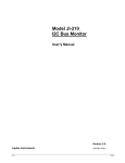 User Manual - Jupiter Instruments