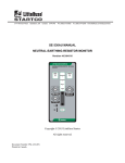 SE-330AU Neutral-Earthing-Resistor Monitor Manual
