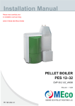 MANUAL - Installation Pellet Boiler PES 12-32