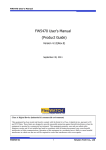 FW5470 User`s Manual (Product Guide)