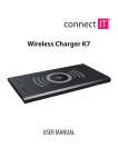 Wireless Charger K7 USER MANUAL