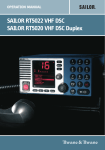 SAILOR RT5022 VHF DSC SAILOR RT5020 VHF DSC Duplex