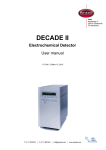 DECADE II user manual