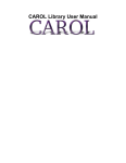 CAROL Library User Manual