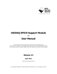 EPICS Software Support Product Manual