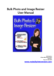 Bulk Photo and Image Resizer User Manual