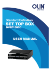 DVBT-2000 UM V1 - User Manual Web