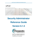 Security Administrator Reference Guide Version 6.1.5