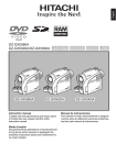 DZ-GX5080A/GX5020A/GX5000A Instruction - Hitachi