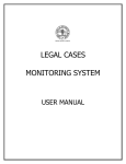 LEGAL CASES MONITORING SYSTEM