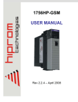 1756HP-GSM USER MANUAL