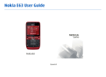 PDF Nokia E63 User Guide