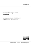 Investigator® Argus X-12 Handbook Sample & Assay Technologies