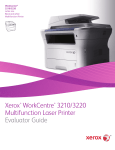 WorkCentre 3210/3220 Evaluator Guide
