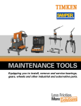 MAINTENANCE TOOLS - Rodamientos Samper