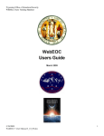WebEOC Users Guide - Wyoming Homeland Security