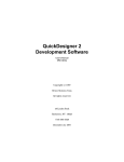 QuickDesigner 2 Development Software