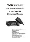 dual band fm transceiver ft-7800r