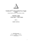 T3UPS-11-8K Manual