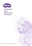 benq ae100 User guide manual operating instructions camera