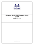 Mellanox MLNX-OS® Release Notes for VPI