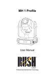 RUSH MH 1 Profile - User Manual