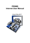 PRSMS Internet User Manual