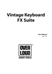 Overloud VKFX Manual