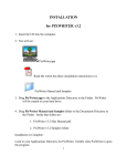 INSTALLATION for PIXWRITER v3.2
