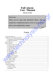 Fall Alarm - Technolysis HTS