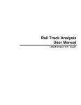Rail Track Analysis User Manual with Worked Example