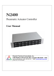 Pneumatic Actuator Controller User Manual