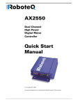 AX2550 Quick Start Manual